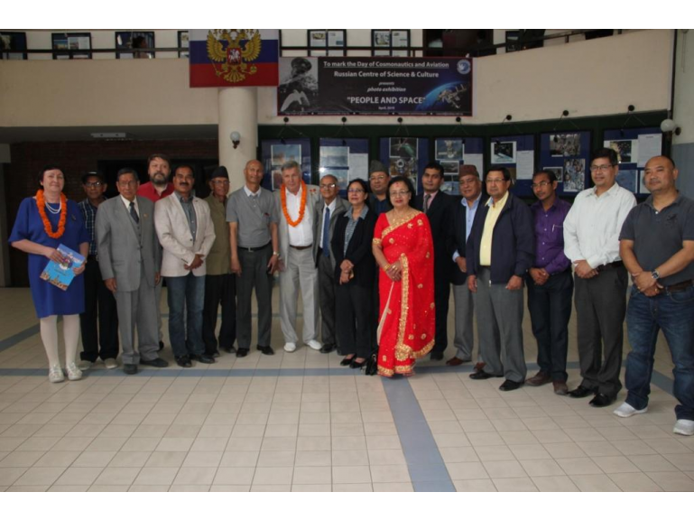 Cosmonaut Viktor Savinykh visited Nepal