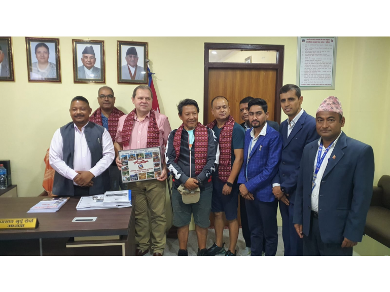 About meeting with Chairman of Bhotekoshi Rural Municipality 