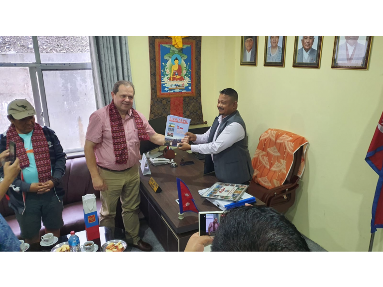 About meeting with Chairman of Bhotekoshi Rural Municipality 