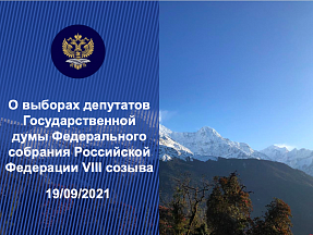 О выборах депутатов Государственной думы Федерального собрания Российской Федерации VIII созыва