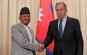 Minister of Foreign Affairs of Nepal Pradeep Kumar Gyawali visited Russia Minister of Foreign Affairs of Nepal Pradeep Kumar Gyawali visited Russia