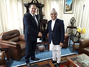 Meeting with the Foreign Secretary of Nepal Meeting with the Foreign Secretary of Nepal