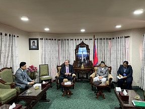 About the meeting of the Russian Ambassador with the Chairman of the Chamber of Representatives of Nepal D.R.Ghimire